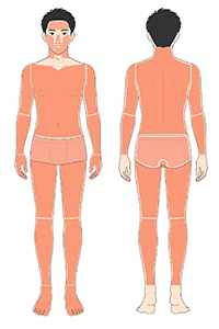 セレクト全身脱毛イラスト