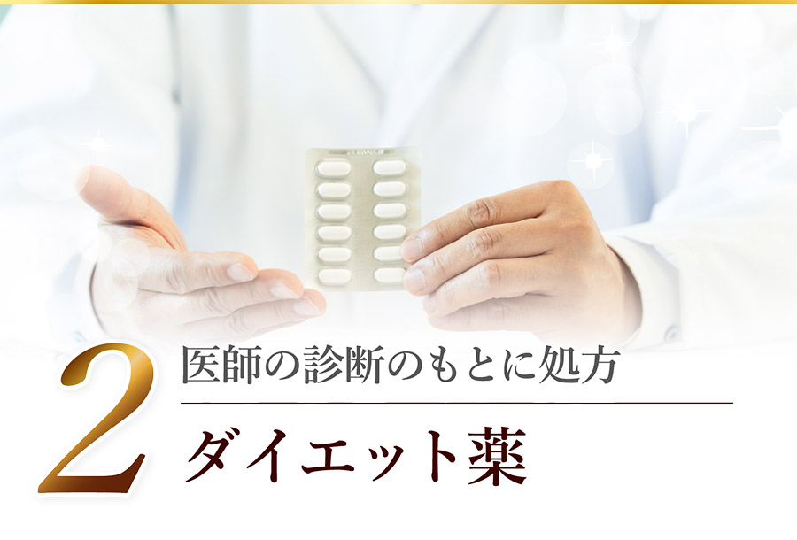 2. 医師の診断のもとに処方 ダイエット薬